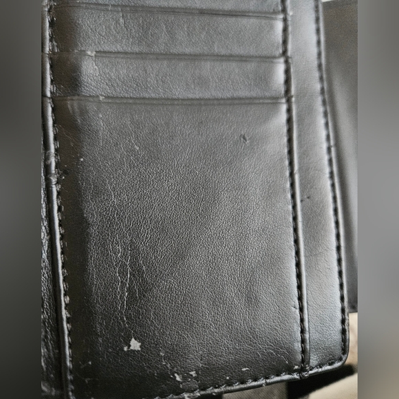 Coach Soho Black Trifold Leather Buckle Wallet - Picture 4 of 15